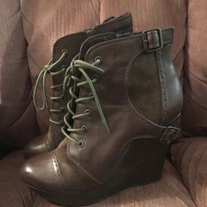 Gianni Bini Wedge Booties